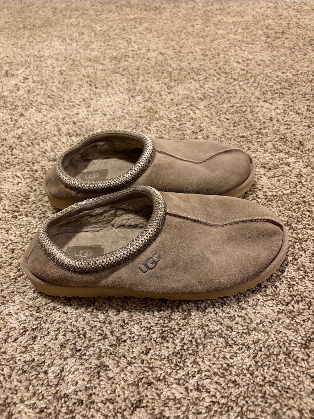 UGG Women's Slip-On Suede Slippers - Taupe